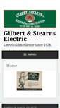 Mobile Screenshot of gilbertandstearnselectric.com